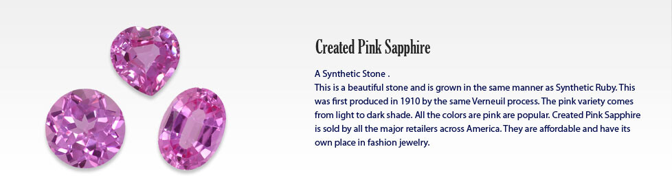 Created Pink Sapphire